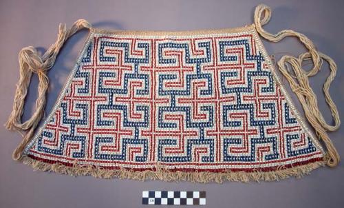 Woman's beaded aprons