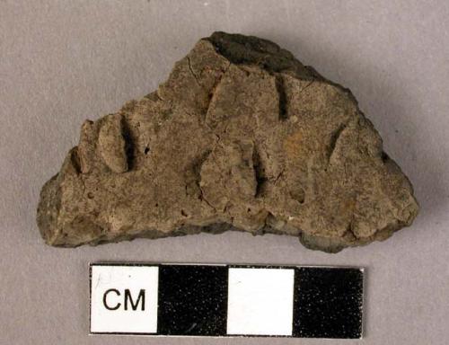 Rusticated potsherd