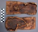 Sandals, adult, with leather thongs