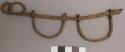 Divination implements (miniature shackle and collar for use on enslaved people)