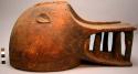 Carved wooden mask, ape