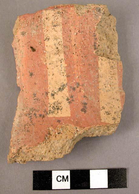 Potsherd - earliest painted fabrics