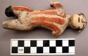 Pottery figurine, female, fragmentary. Appears to be Pueblo style.