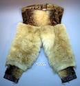 Polar bear fur pants