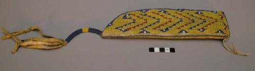 Arapaho beaded knife sheath.