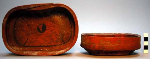 Food dishes of wood