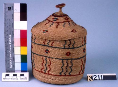 Small basket with cover