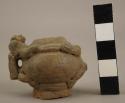 Murillo Applique miniature zoomorphic effigy bowl