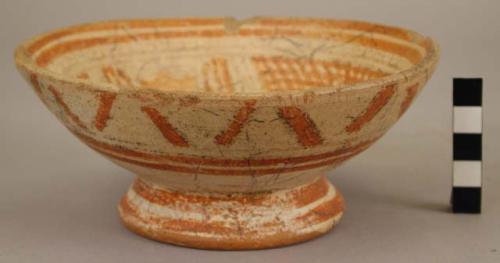 Papagayo Polychrome ring base vessel