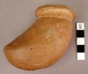 Miniature "shoe vessel".  Dia. of opening: 4.5 cm.