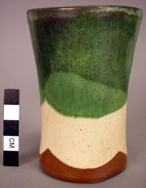 Ceramic polychrome beaker