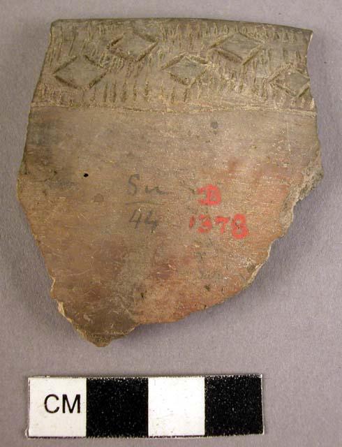 Potsherd, rim