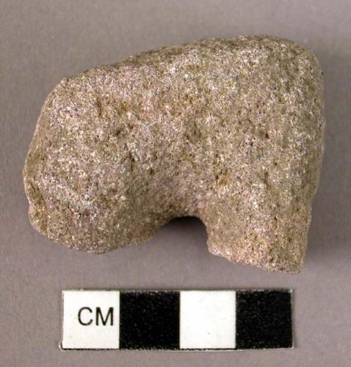 Macehead, stone, fragment, unfinished