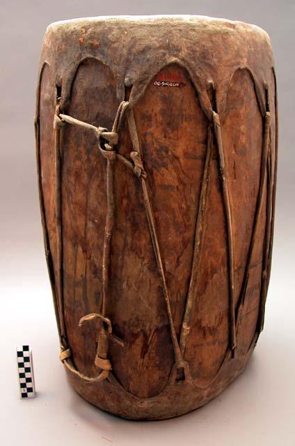 Drum (2 cottonwood drums and stick)