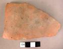 3 miscellaneous potsherds of white on red painted ware