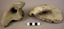 Pottery fragments, handles