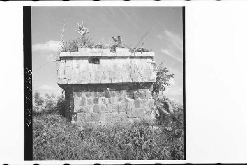 Temple. South facade. Far view