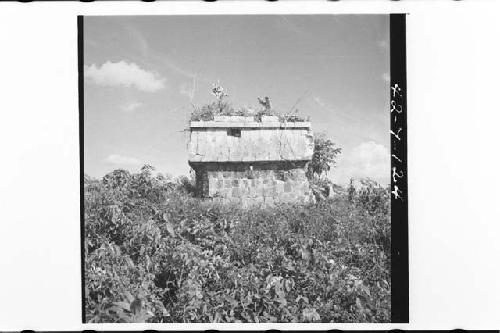 Temple. South facade. Close view