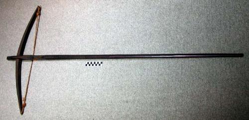 Carved wooden crossbow (mfan)- cf.  50/2463