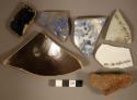 Miscellaneous sherds of a various glazes and thickness