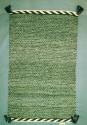 Saddle blanket or rug, self-patterned plain weave and tapestry weave
