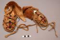Pair of Blackfoot child's moccasins