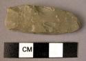 Flint fragment of rechipped, polished axe