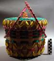 Bright colored "sewing basket"