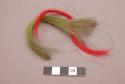 2 very small bunches dyed horsehair