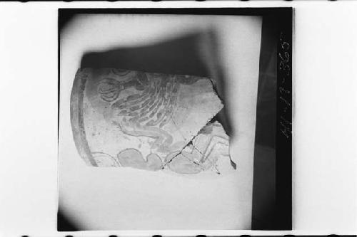 Sherds of Ulna Style Maya Vase from Noth-East Corner of Mound 2