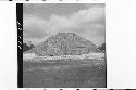 Pyramid in plaza.  Close view from south.