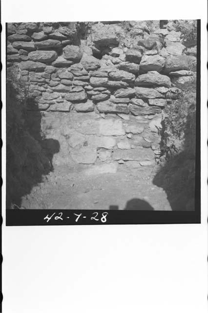 Room in temple on acropolis