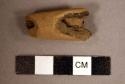 Ceramic, earthenware, pipe stem fragment