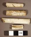 4 clay pipe stems