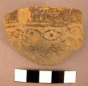 Stamped light ware potsherd - Type VI