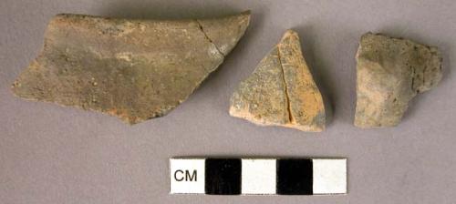 Scattered potsherds