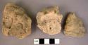 3 Fragments of wall plaster