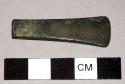 Small copper axe blade