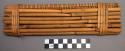 Cane pan pipes (30/3853-3858 are one set)