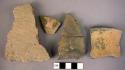 Scattered potsherds