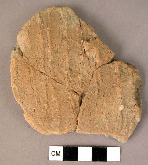 Fragments of pottery storage jars