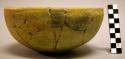 Restorable pottery bowl -Yalbac Smudged-brown: Yalbac variety