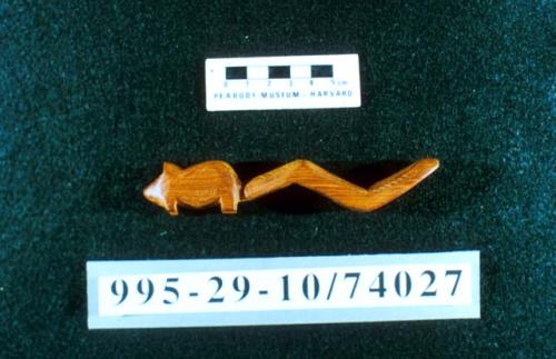 Carved wooden squirrel