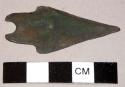 Bronze arrow head