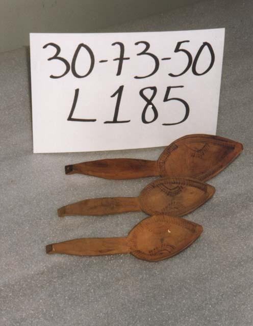 Spoons made of olive wood