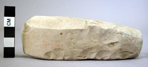 Polished limestone wedge