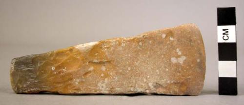 Polished flint axe