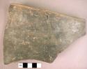 2 Fragments of large domestic pottery vessel, burnished finish