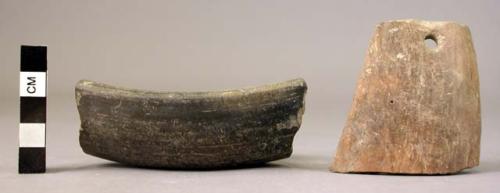 10 sherds of bowls with inverted rims