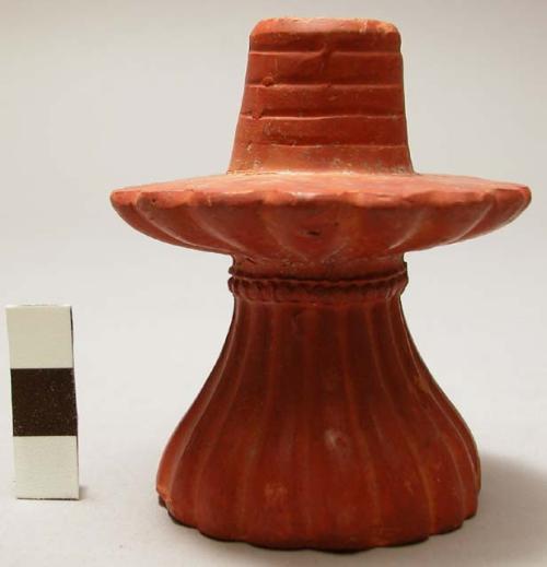 Red pottery object - stopper ?